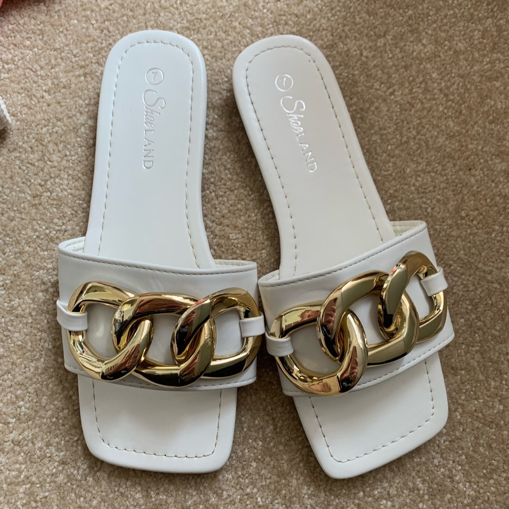 White Sandals
